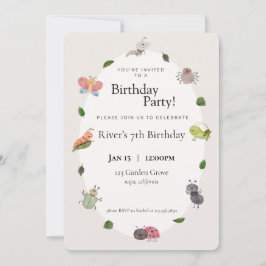 Bug Birthday Partyへの招待 招待状