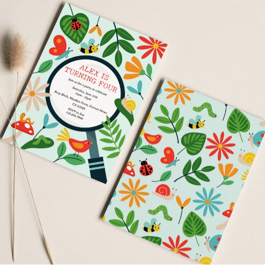 Bug Birthday Partyへの招待 招待状