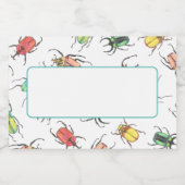 Bug Birthday Party Food Labels フードラベル (シングルラベル)