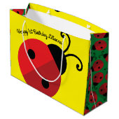 Bug Cute女性第1誕生会 ラージペーパーバッグ (裏面アングル)