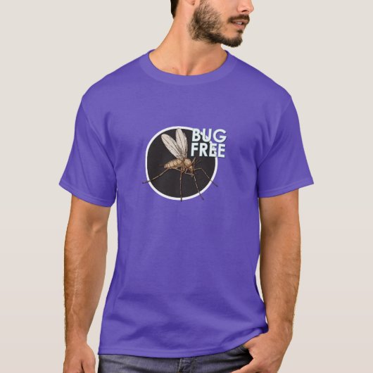 Bug Free – メンズベーシックDark Tシャツ (正面)