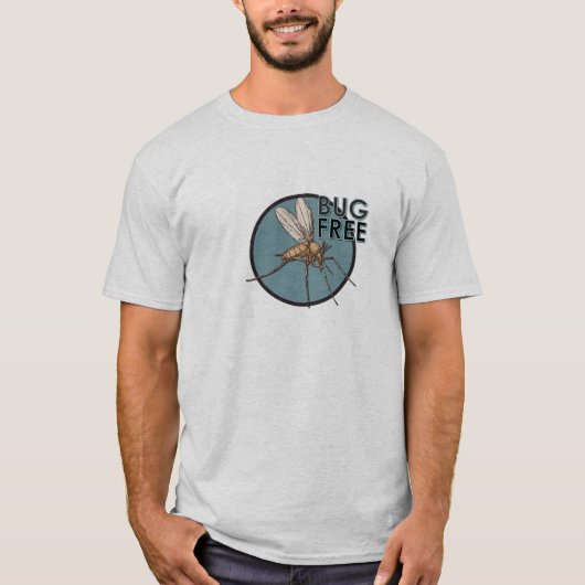 Bug Free – メンズベーシックTシャツ Tシャツ (正面)