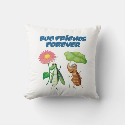 Bug Friends Forever クッション (正面)