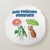 Bug Friends Forever ラウンドクッション (正面)