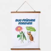 Bug Friends Forever 吊り下げ型タペストリー (正面)