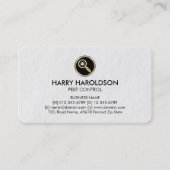 Bug Glass Icon Premium Pest Control名刺 名刺 (正面)