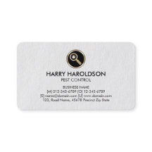 Bug Glass Icon Premium Pest Control名刺