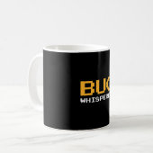 BUG Hispeer IT Programmer Coder Bug Computer Sci コーヒーマグカップ (正面左)