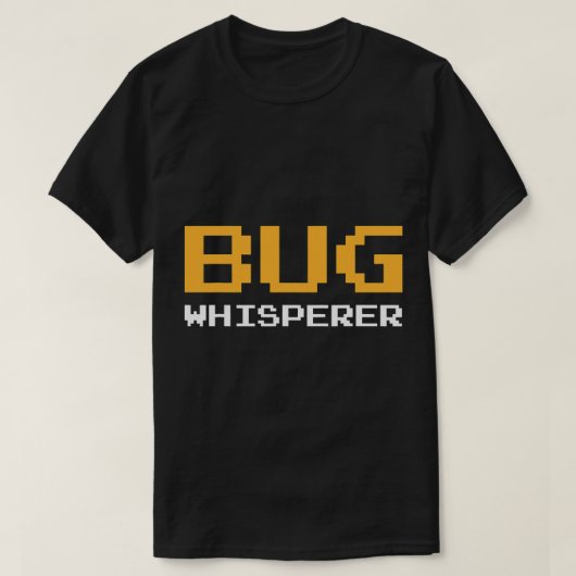 BUG Hispeer IT Programmer Coder Bug Computer Sci Tシャツ (デザイン正面)