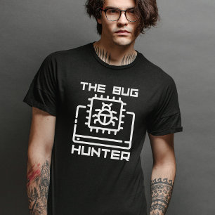Bug Hunter、くもの巣開発者、コンピューおもしろいタ・サイエンス Tシャツ