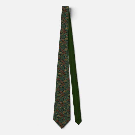 Bug, Insect & Arachnid Pattern Custom Necktie ネクタイ (正面)