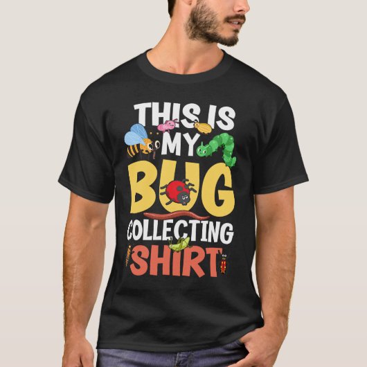 Bug Insect Science This is My Bug Collecting Outf Tシャツ (正面)