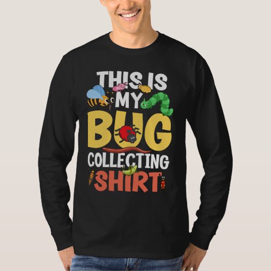 Bug  Insect Science This is My Bug Collecting Outf Tシャツ (正面)