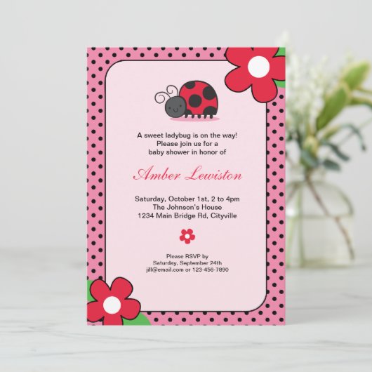 Bug Invitation女性 招待状 (スタンド正面)