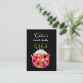 Bug Jewellery女性名刺 名刺 (スタンド正面)