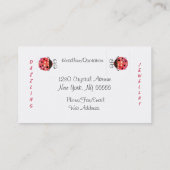 Bug Jewellery女性名刺 名刺 (裏面)