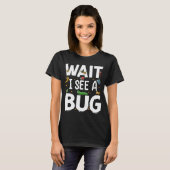 Bug Lover虫科学Bug 20を見ると待つ Tシャツ (正面フル)