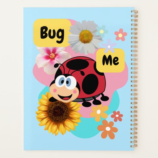 Bug Me: Ladybug プランナー手帳 (裏面)