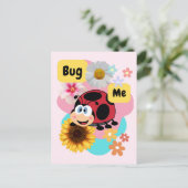 Bug Me: Ladybug ポストカード (スタンド正面)