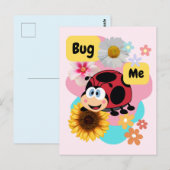 Bug Me: Ladybug ポストカード (正面/裏面)