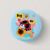 Bug Me: Ladybug 缶バッジ (正面)