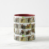 Bug Off: June Bug Beeter虫写真コラージュ マグカップ (中央)