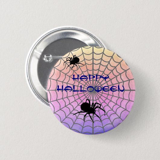 Bug Spider Web 缶バッジ (正面&裏面)