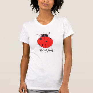 Bug Statement Shirt赤い女性 Tシャツ