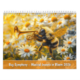 Bug Symphony – Musical Insects in Bloom 2026 カレンダー