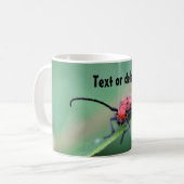 Bug With Attitude Funny Personalized コーヒーマグカップ (正面左)