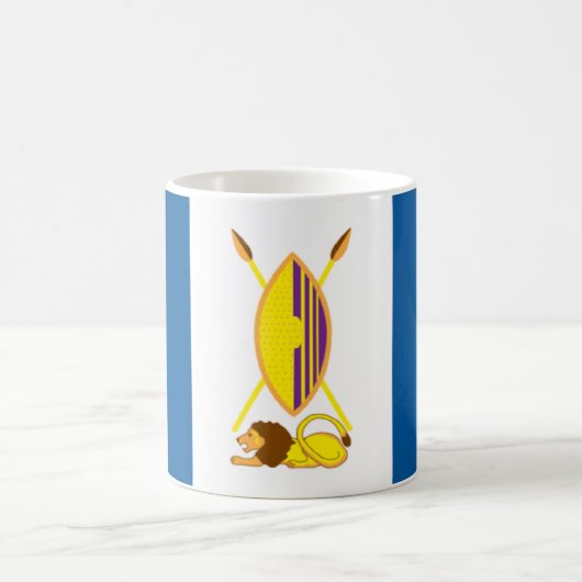 Bugandaの旗のマグ コーヒーマグカップ (中央)
