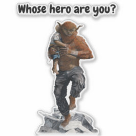 Bugbear Hero救助児童ファンタジーアートステッカー シール