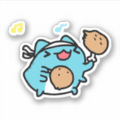 BugCatカプー猫 シール (正面)