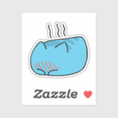 BugCat Capoo cat、かわいい漫画Cat シール (シート)