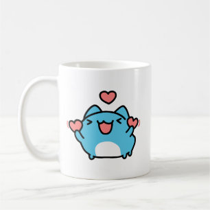 BugCat Capoo cat、かわいい漫画Cat love コーヒーマグカップ