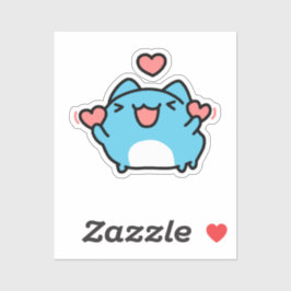 BugCat Capoo cat、かわいい漫画Cat love シール