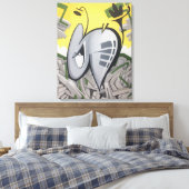 BUGGRATT SURE 03.07.2018 キャンバスプリント (インサイチュ (寝室))