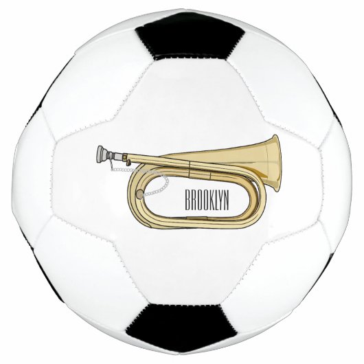 Bugleマンガイラストレーション サッカーボール (正面)