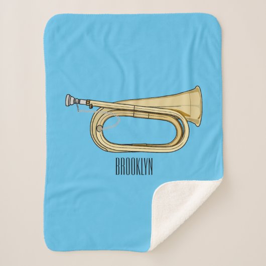 Bugleマンガイラストレーション シェルパブランケット (正面)