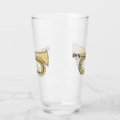 Bugleマンガイラストレーション タンブラーグラス (左)