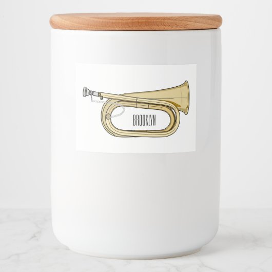 Bugleマンガイラストレーション フードラベル (正面)