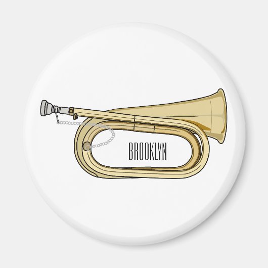 Bugleマンガイラストレーション マグネット (正面)