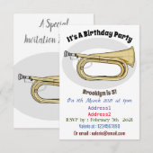 Bugleマンガイラストレーション 招待状 (正面/裏面)