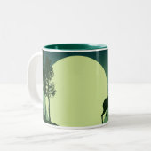 Buglingのオオシカのマグ ツートーンマグカップ (正面左)