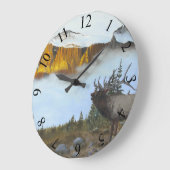 Buglingのオオシカ ラージ壁時計 (傾斜)