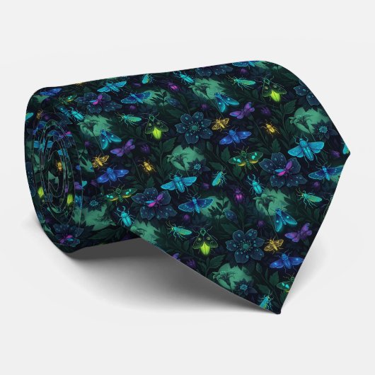 Bugs and Insects Pattern Custom Necktie ネクタイ (ロール)