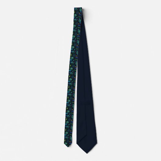 Bugs and Insects Pattern Custom Necktie ネクタイ (裏面)