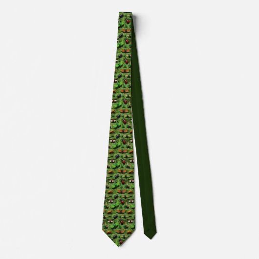 Bugs and Insects Pattern Custom Necktie ネクタイ (正面)