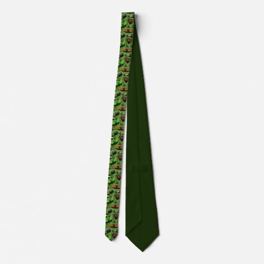 Bugs and Insects Pattern Custom Necktie ネクタイ (裏面)