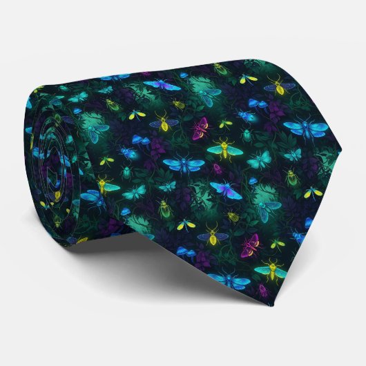 Bugs and Insects Pattern Custom Necktie ネクタイ (ロール)